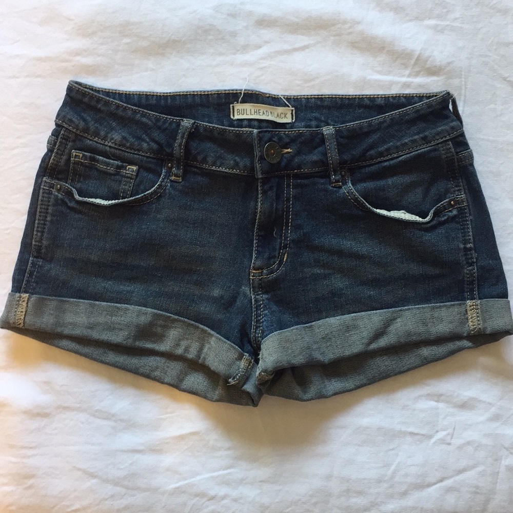Bullhead Black Denim Jean Shorts size 5/3